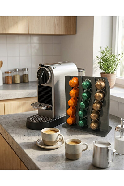 Generic Brand Suport Capsule Cafea Cu Design Ondulat Printare 3D, Organizator...