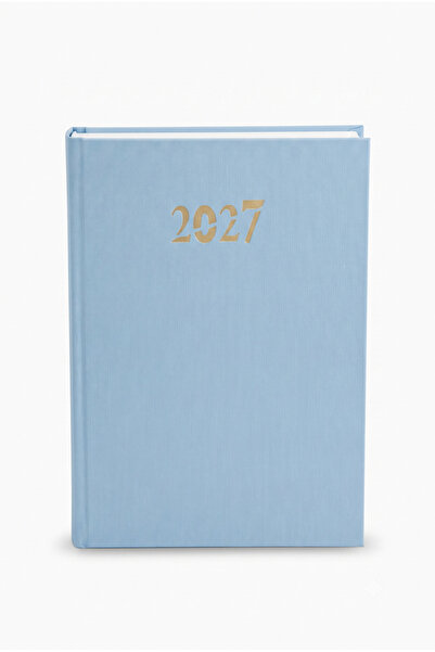 EKM Leather-Bound Eco 2027 Lined Daily Agenda 14X20 (Weekends on One Page)