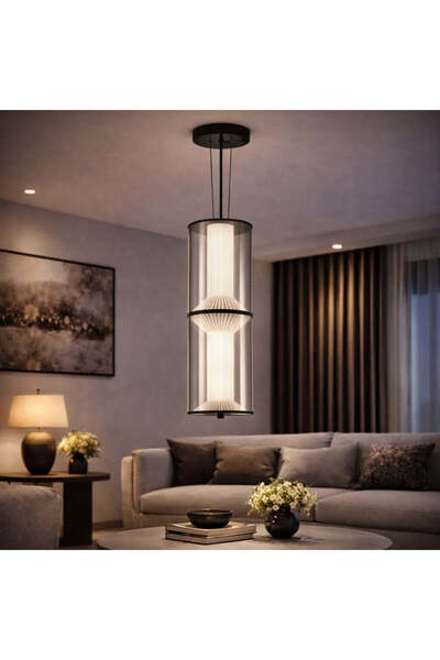 OEM LED висящ полилей с дистанционно управление 47W, Orin, 2 елемента, регули...