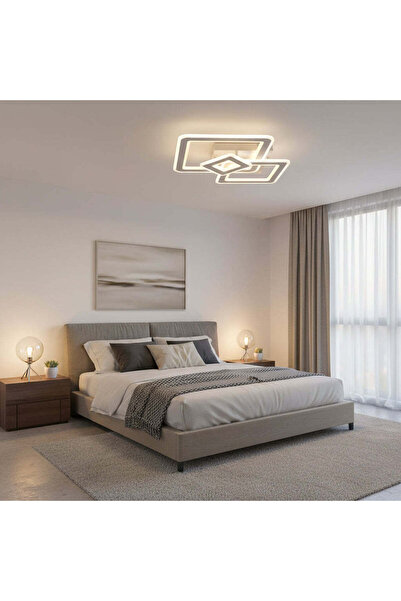 Alessandro DESIGN Lustra LED Horetensia cu Telecomanda, 116W, Dimabil, Lumina...
