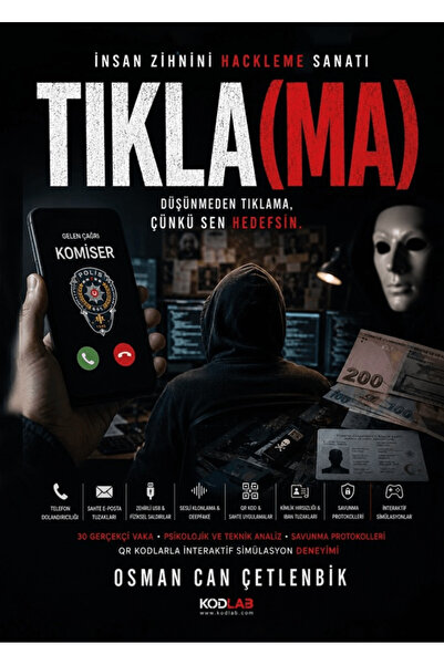 Kodlab Yayın Dağıtım Tıkla(ma) - İnsan Zihnini Hackleme Sanatı / / 9786256677418