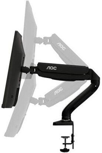 Aoc AS110D0 Monitor Arm for 27" Monitors, Black