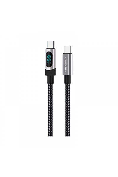 OEM Καλώδιο φόρτισης και δεδομένων USB Type-C με ψηφιακή οθόνη, USB 2.0, USB-...