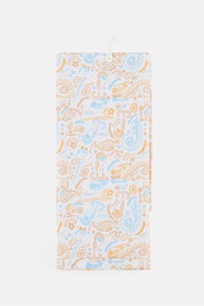 Muy Mucho 2Pcs Allover Print Table Cloth, Multicolor