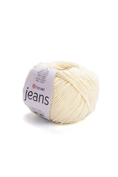 Yarnart Jeans Light Yellow Amigurumi Hand Knitting Yarn 86