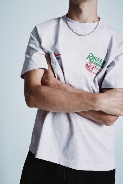Pull & Bear Regular fit Cars tişört