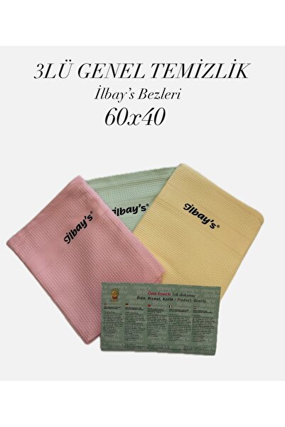 İLBAY'S İLBAYS BEZLERİ 3LÜ GENEL TEMİZLİK 60x40