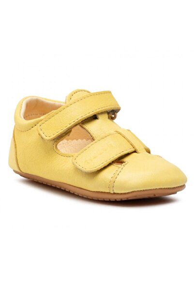 Froddo Sandale barefoot din piele cu velcro și talpă extra flexibilă, galbene
