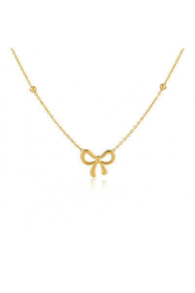 REDz Accessories Κολιέ με φιόγκο, Γυναικείο, Μοντέρνο, Ανοξείδωτο ατσάλι, Χρυσό