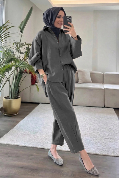 Suede Style 5629 - طقم نسائي أنيق ومريح من قماش مودال ناعم