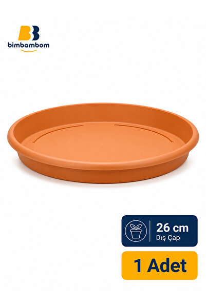 bimbambom Plastik Saksı Tabağı 26cm, Saksı Altı, Saksılık
