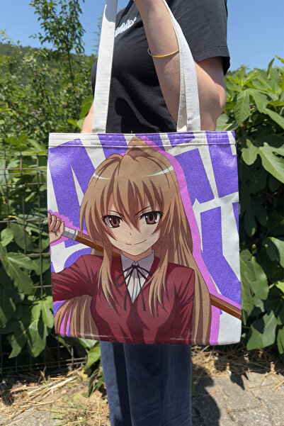 ZipZap Toradora! V5 Summer and Winter Double-Sided Canvas Print Tote Bag Anim...