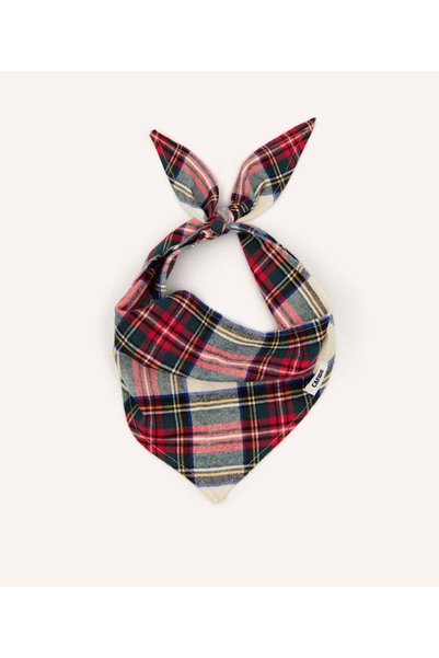 Cafide Bandană pentru câini, design tweed Dress Stewart, Nata