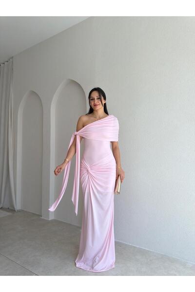 Mooi Butik فستان رينات ماكسي 3007 - بودرا