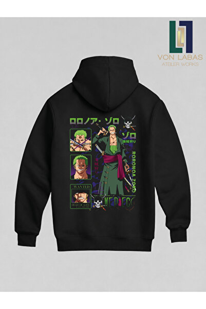 Grafftee Clothing هودي بقلنسوة بتصميم خاص للجنسين من One Piece (سويت شيرت)