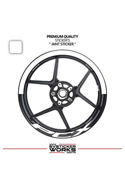 ARONA Honda Pcx Wheel Rim Strip – Half Rim Cover & Pcx Lettering Sticker Set
