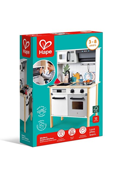 Hape Set de joaca pentru copii, Hape, bucatarie mica moderna, 60x3092cm, 12 p...