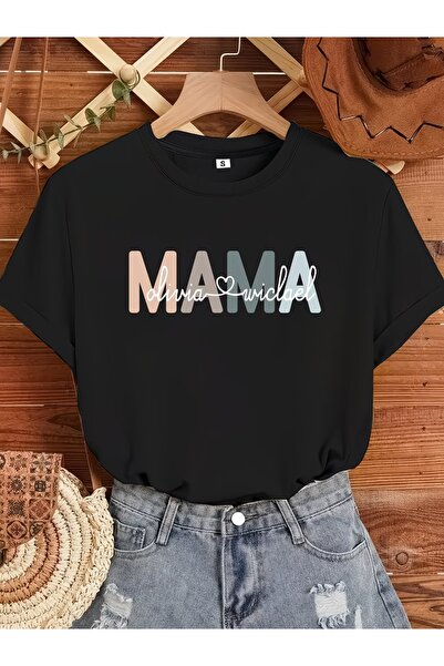 puolikuu Unisex Comfortable Fit Tshrit Printed Tshirt