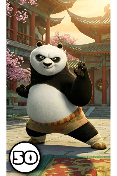 Kung-Fu Panda Βιβλίο ζωγραφικής, 50 εικονογραφήσεις Kung Fu Panda, A4