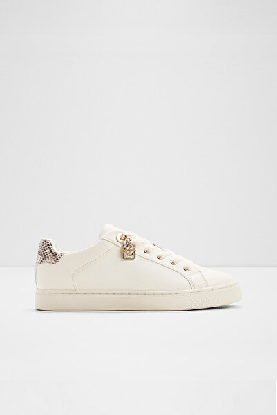 Aldo ELGATA - Kadın Suni Deri Krem Bağcıklı Sneaker