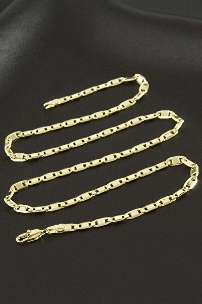 Marsilyan Oval Luxury Steel Necklace Ilkel-Bjt940