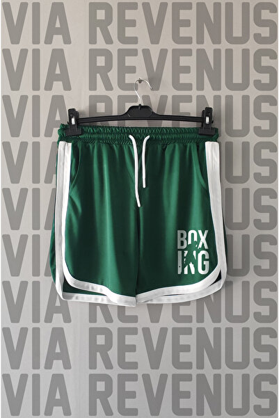Vordevia Boxing Printed Unisex Retro Varsity Sports Training Shorts