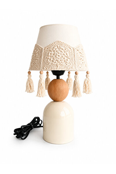 Kauri Studio Bohemian Globe Wooden and Metal Body Simple Macrame Braided and ...