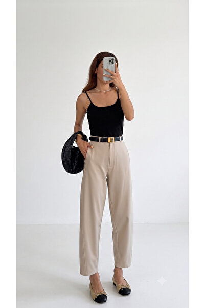 MADAME MELEK Pantaloni din denim din țesătură, premium, de marcă originală, c...