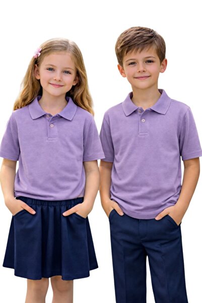 ERDEM KIDS Unisex Παιδικό μπλουζάκι πόλο με λαιμόκοψη, βαμβακερό, κοντομάνικο...