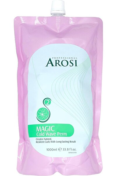 Arosi Professional Magic Cold Wave Perm No.2-1000ML I Creates Natural Hair I ...