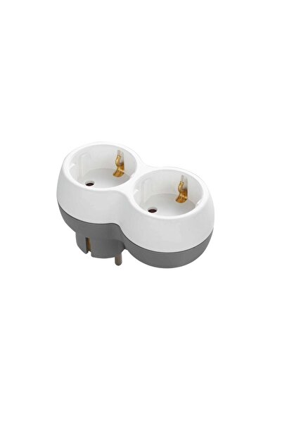 OEM Inox Kiss Ανταπτορας σε σούκο 2 θέσεων 2x16A BAD106