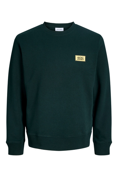 Jack & Jones Jack Jones Jjrush Sweat Crew Neck Sn Men's Green Sweatshirt