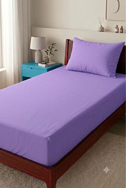 Çeyiz Diyarı Set cearșafuri elastice Bella Single 100x200 cm Liliac
