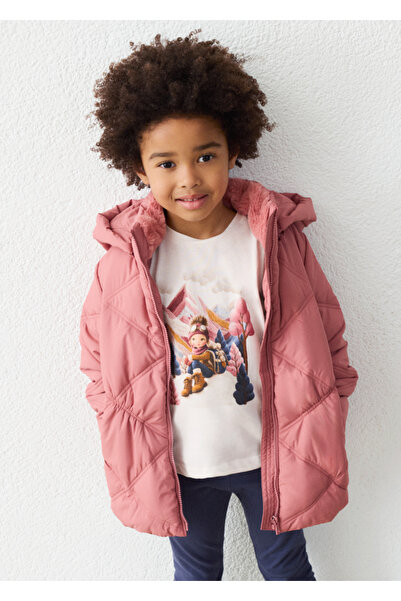 MAYORAL Girl's Hooded Lined Coat School Coat 415