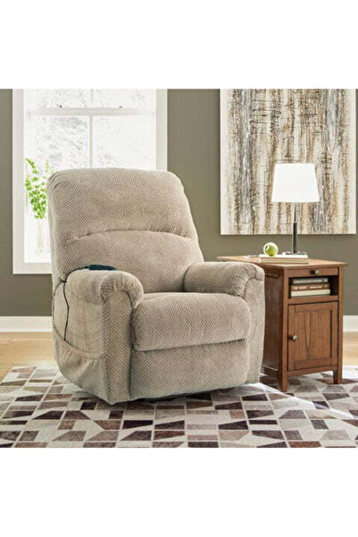 Ashley Furniture كرسي استرخاء كهربائي شادو بوكسر باور ليفت