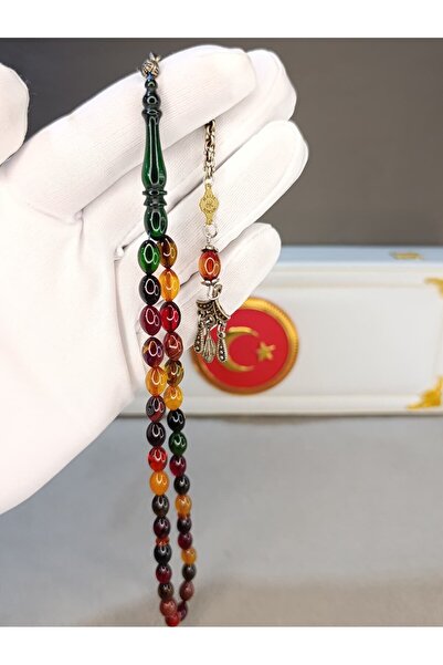 HALİL KOÇAK Boni̇bon Fire Amber Prayers Beads