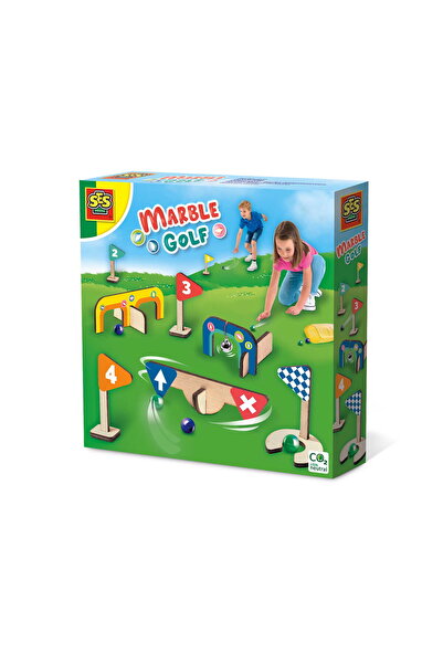 SES Creative Joc de petrecere - Golf cu bile si teren de minigolf din lemn