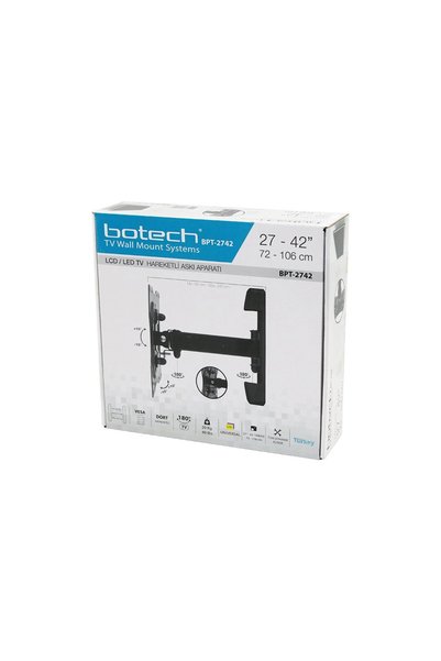 Eco Lounge Hareketli TV Askı Aparatı - 27-42 İnç - 72-106 cm - LCD LED TV Uyumlu