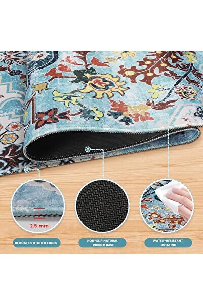 iLeadon Topographic Mouse Pad, Large Gaming Mouse Pad Non-Slip Rubber Base Wa...