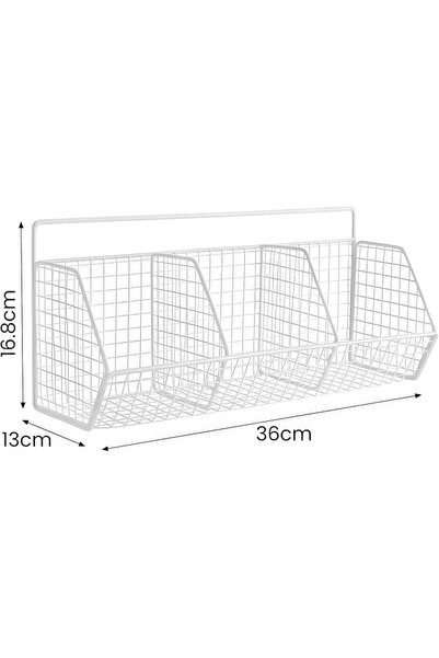 Aissiora Wall Mounted Pantry Shelves for Storage, Wall Hanging Baskets for Ki...
