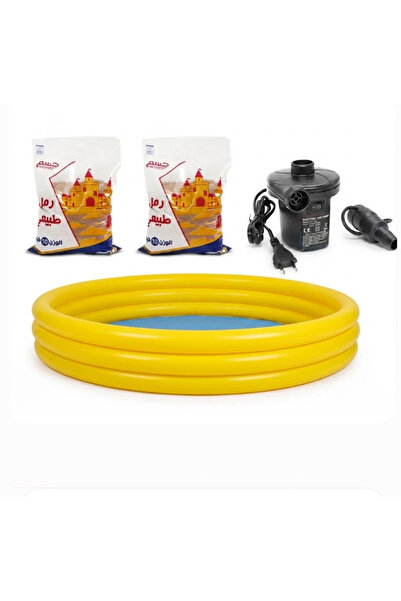 HASSM Sand Kit for Pool Cleaning + 2 Bags of Sand + Air Blower