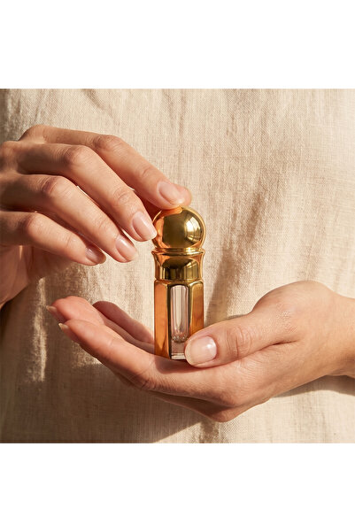 NUJET 1pcs Crystal Perfume Essential Oil Bottle 3ml A130C-gold