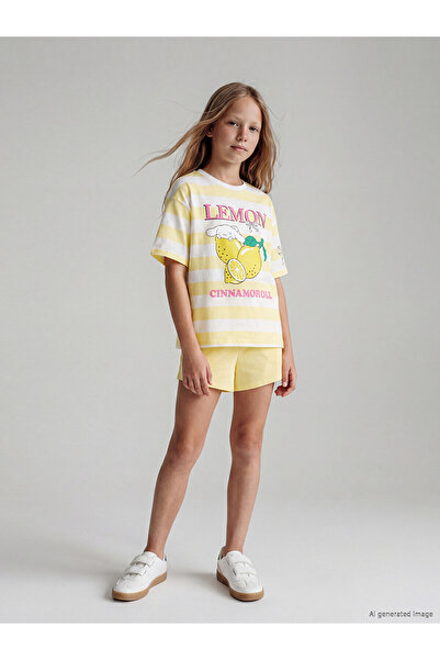 LC Waikiki Original Cinnamoroll Printed Girls' Pajama Set
