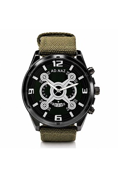 Watch Ceas barbatesc, curea textila, Casual, AD.NAZ, Verde, CB182