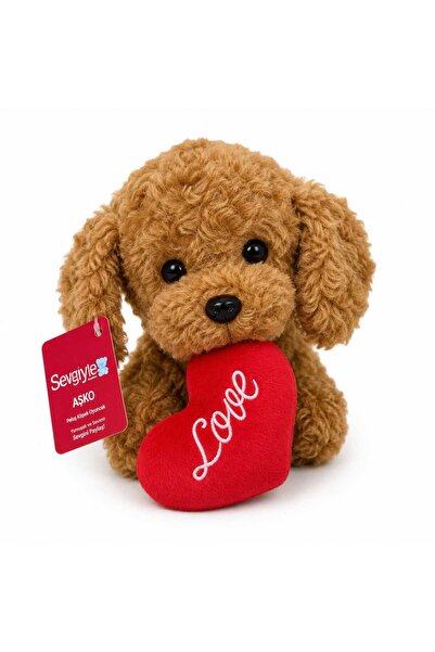 KOSTÜMCE Cute Love Dog Plush Toy 20 cm