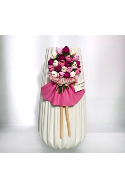 OEM Vază ceramică – fată cu un buchet de flori în brațe - Cadouri Zeny Dolls ...