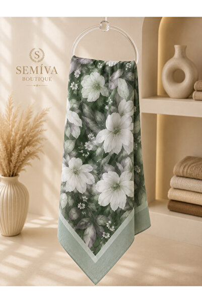 SEMİVA Premıum Bambu Kraş Şal Yeşil