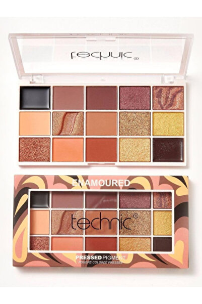 TECHNIC 15 Pressed Pigments - Enamoured | Romantic Neutral & Mauve Eyeshadow ...