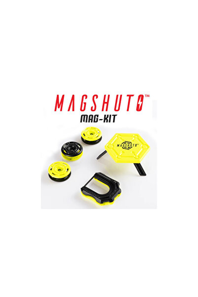 Fat Brain Toys Set de pornire MagShuto Galben