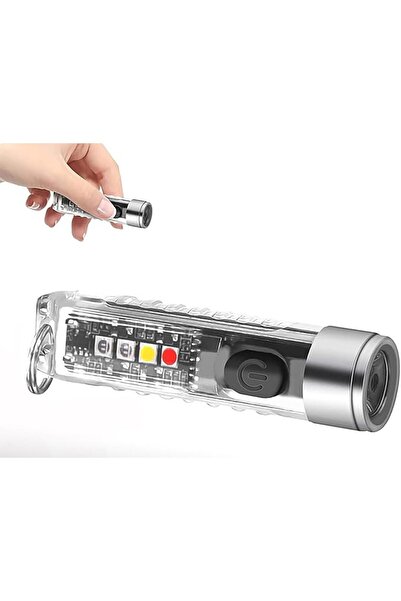 Generic مصابيح LED صغيرة قابلة لإعادة الشحن عبر USB، مصباح يدوي صغير للسلسلة ...